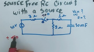 Source Free RC Circuit with a source