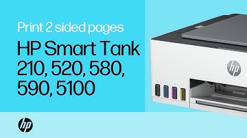 Print double sided pages | HP Smart Tank 210, 520, 580, 590, 5100 printers | HP Support