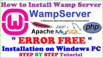 wordpress Website Tutorial :How to Install Wamp Server on windows Pc -Step by step