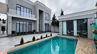 Новая Двухэтажная Вилла с Мебелью на 4 сотках в Шувеланах ( Баку ) #баку #realestate #дача #villa
