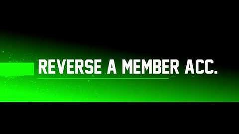 Jisort Sacco management system reverse member accounts