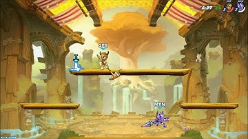 Brawlhalla - 1v1 Strikeout Gameplay #1