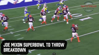 Joe Mixon Superbowl TD Throw Breakdown