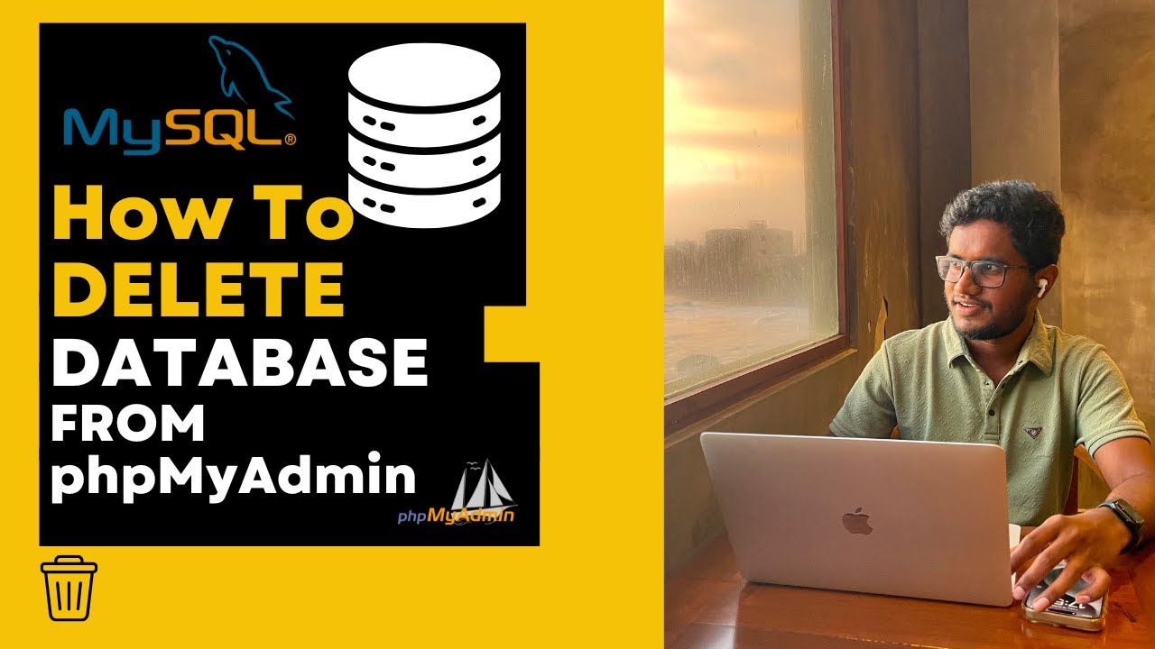 How to delete a MySQL Database from phpMyAdmin - YouTube