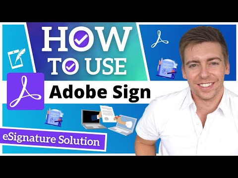 Electronic Signature Tutorial | Sign PDFs Online With Abobe Sign (Adobe Acrobat Tutorial)