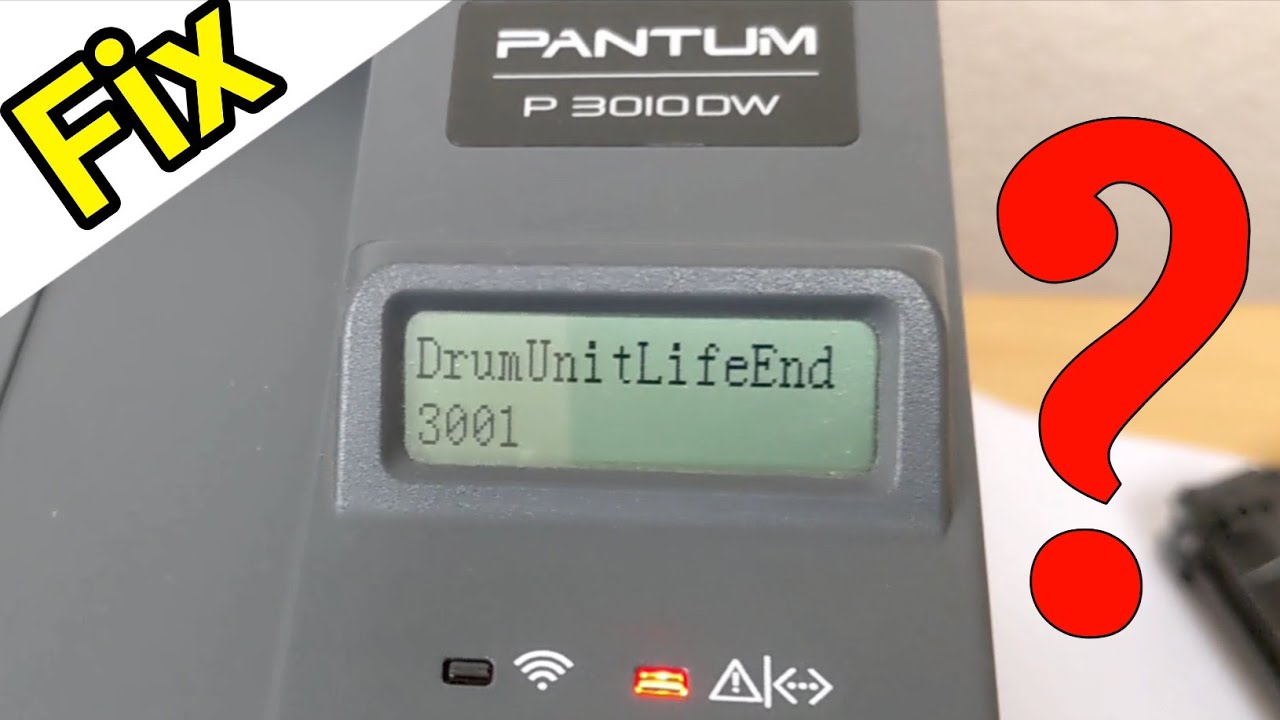 Окончание срока службы барабанного блока 3001 | DrumUnitLifeEnd3001