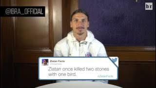 Legenda Sepak Bola Zlatan Ibrahimovic Membaca 'Fakta Zlatan' Favoritnya