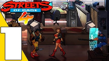Streets of Rage 4 - Gameplay Walkthrought Part 1 (No Commentary)