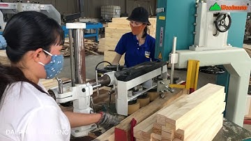 MÁY CƯA LỌNG BÁNH ĐÀ WOODMASTER CHẠY GIẢ CỔ TUYỆT ĐẸP