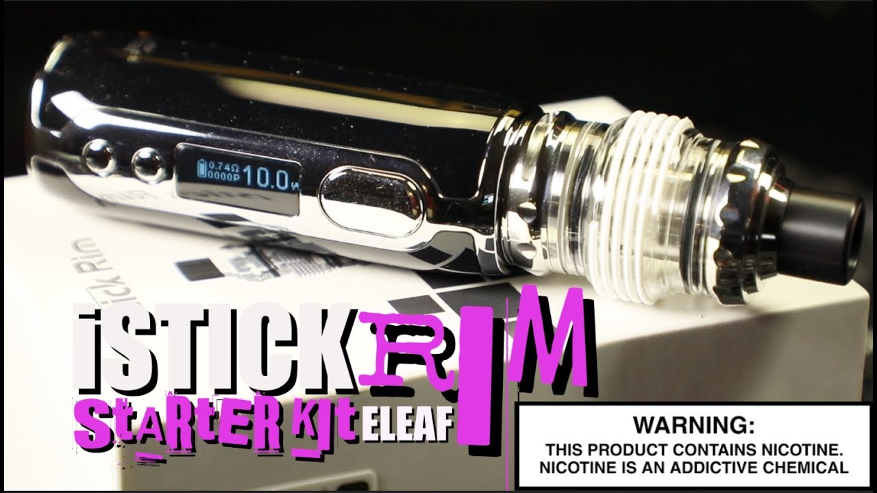 iSTICK RIM Starter Kit with MELO5 Tank By ELEAF ~Vape Kit Review~