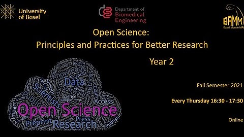 Open Science Basel Year 2 #4 - Carlo Piana