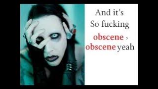 mOBSCENE- Marilyn Manson Lyrics