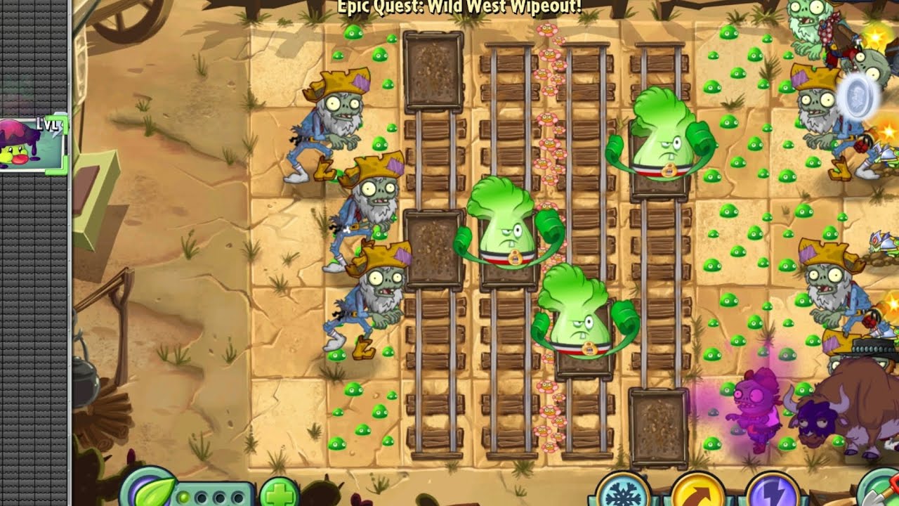 Play Extra Hard Wild West.. Levels 1 - 4 !! Plants vs Zombies 2