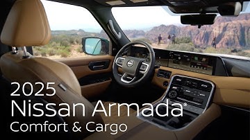 All New 2025 Nissan Armada® SUV | Comfort & Cargo Features