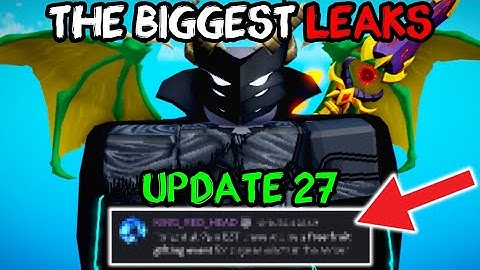 Blox Fruits Update IS HUGE! BIGGEST LEAKS | UPDATE 27