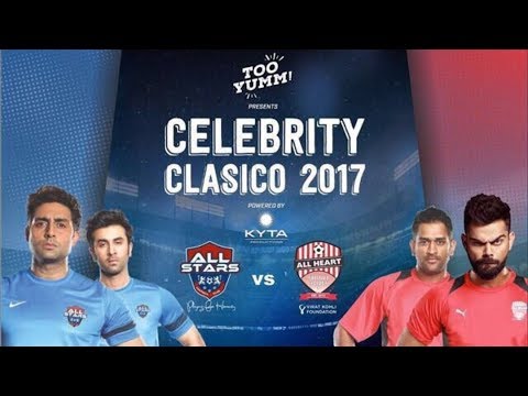 Celebrity Classico  Indian Cricket Team Vs Indian Bollywood Team Football  Amazon   Flipkart