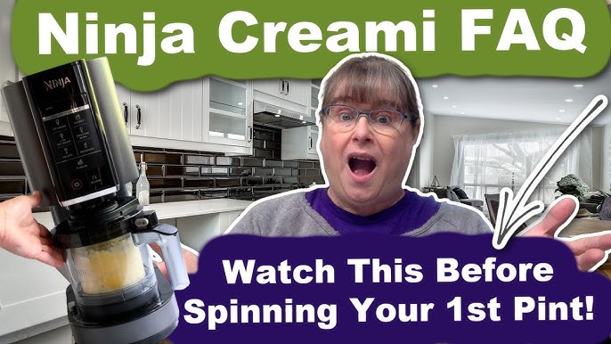 Ice Cream Maker  Getting Started (Ninja™ CREAMi™) 