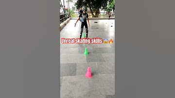 Unbelievable Zig-Zag Skating Skills! This Kid is Next Level! 🛹🔥 #Shorts