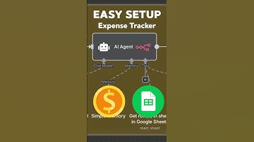 n8n tutorial: build an expense tracker in under 1 minute #aiagents #n8n #personalfinance