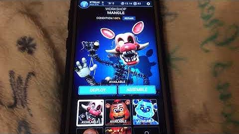 Fnaf AR Mangle, Toy Freddy, Frost Bear, Chocolate Bonnie, and Flaming Springtrap full animation’s