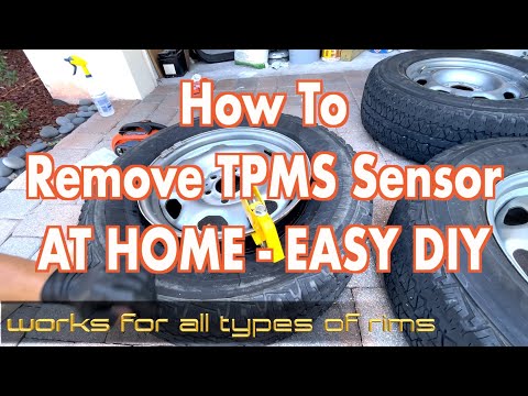 How to remove TPMS sensor at Home - Easy DIY