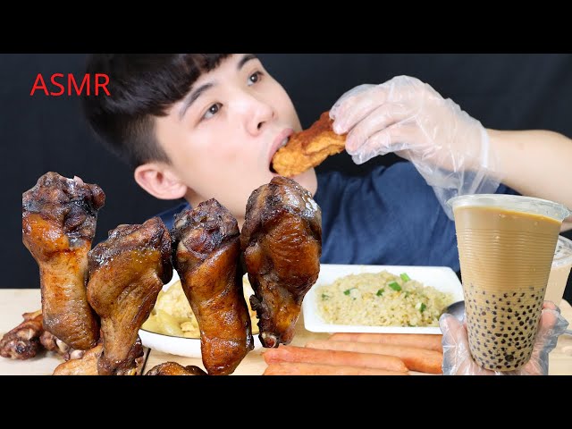 MUKBANG ASMR 吃播 | 咖哩飯+全聯棒棒腿 起司香腸 | 吃貨小菜ASMR