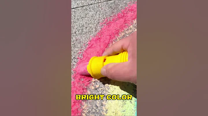 Chunky body, bright colors, safe & washable, let's take Jar Melo chalk on a spring outing #chalk