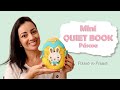 Diy  mini quiet book de pscoa  passo a passo com molde gratuito