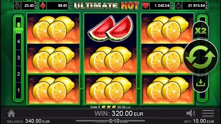 EGT Ultimate Hot Slot Win - 5€/10€ Bet