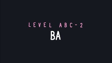 Baba Is You  Level ABC-2 BA