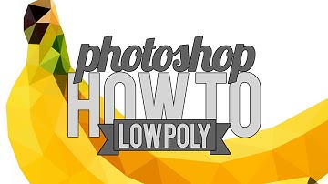 How to create a Low Poly Image / Photo Tutorial  (Easy Way)