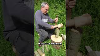 “The Strange Blade That Splits Wood So Easily? 🪓🪵 Froe” #tools  #interestingtools #shorts
