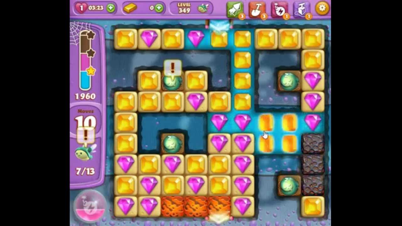 Diamond Digger Saga level 349 no boosters 😈