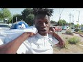 Fatai Alashe drops off sports equipment in East San Jose as part of MOVEment Week