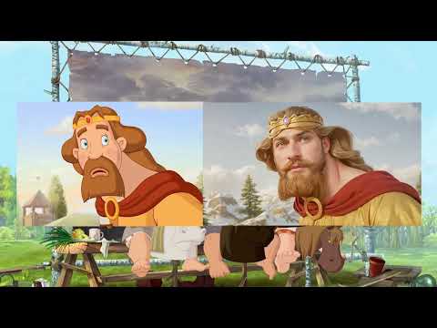 Stable Diffusion Animated In Real Life. Three Heroes. Russian Animated Films. Generated By Ai.Part1