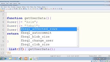 PHP Returning Function Multiple Values In Urdu