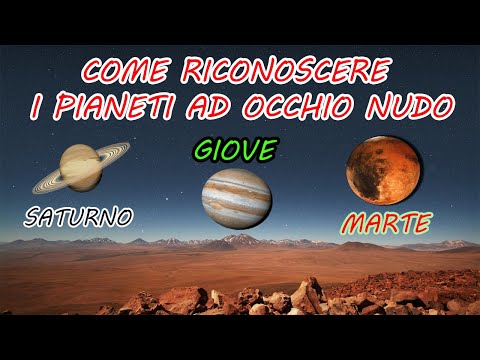 Video: Quale Pianeta è Visibile Dalla Terra