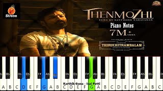 Miniatura del video "Thenmozhi | Piano Notes | Thiruchitrambalam | Shrem Musical Beads"