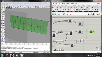 Grasshopper Lab 4: Data Structures, Truss & Twisted Strip Surface