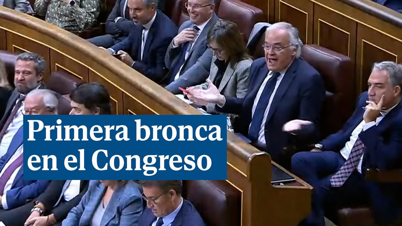 Primera bronca en el Congreso durante la intervención de Sánchez: 