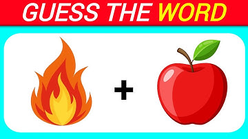 Guess The Word By Emoji 😍 | Emoji Challenge | Can You Score 10/10?