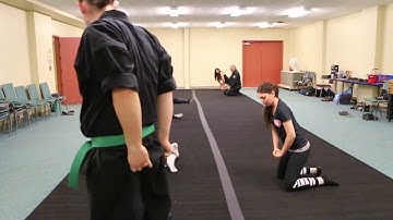 Bujinkan Ninjutsu, 5th Kyu, part 14 - barrel roll (kneeling), mute