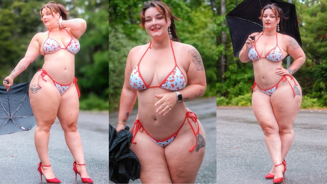 Sara Lyn Chacon | Stunning Plus Size Model Curvy in Curvy Bikini & Plus