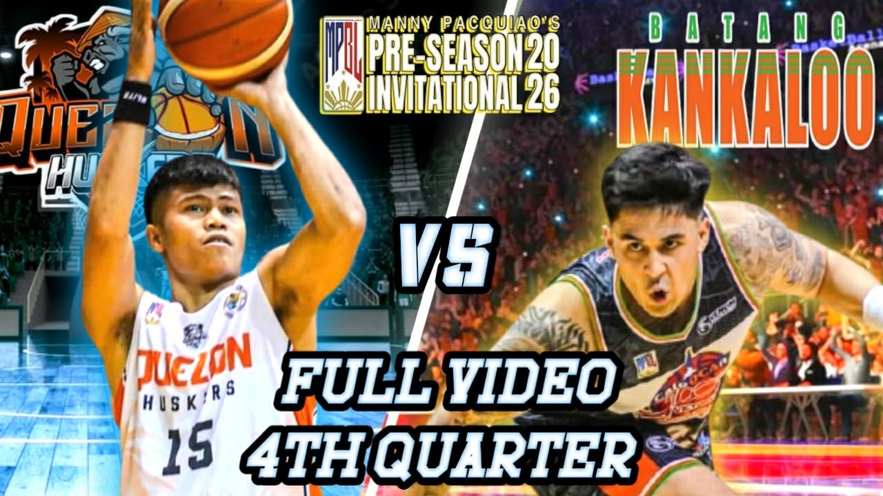 CALOOCAN VS QUEZON | FULL 4TH QUARTER | MPBL 2026 PRE-SEASON