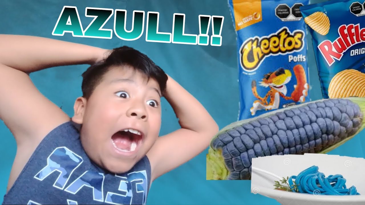 24 HORAS VIVIENDO DE COLOR AZUL [SANTI BLOGS] - YouTube