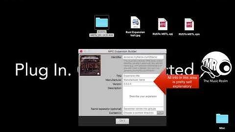 TMR TUTORIAL: "MPC Expansion Builder"