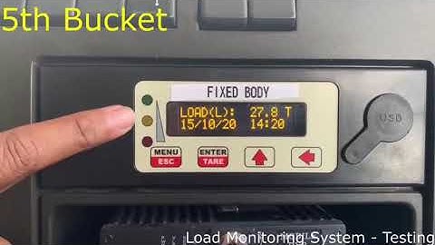 How Payload monitoring system works? Epoch load indicator inside the cabin