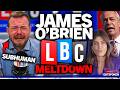 James O’Brien in live on air MELTDOWN on LBC over Reform UK's “subhuman” insult: “Vile bully!”