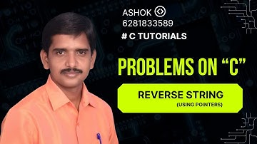 Reverse a String Using Pointers in C | Step-by-Step Explanation