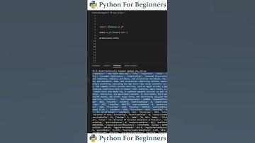 Get Public Company Stock Data With Python | Python Tutorial